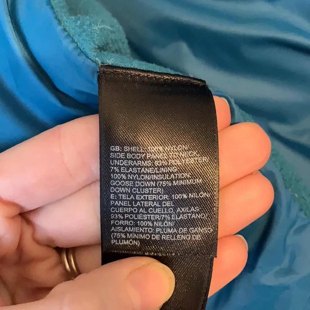 The North Face blue Lucia hybrid down jacket! - Picture 8 of 11